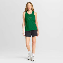 Philadelphia Eagles Women's Hurry Up Tri-Blend Dri-FIT Tank Top Kelly Green - Nike