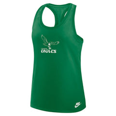 Philadelphia Eagles Women's Hurry Up Tri-Blend Dri-FIT Tank Top Kelly Green - Nike