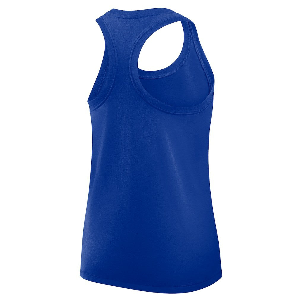 Buffalo Bills Women's Hurry Up Tri-Blend Dri-FIT Tank Top Royal - Nike