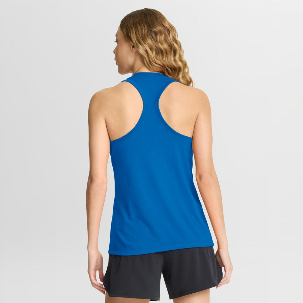 Detroit Lions Women's Hurry Up Tri-Blend Dri-FIT Tank Top Blue - Nike