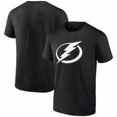 Tampa Bay Lightning - Logo Athletic Essential T-Shirt Black