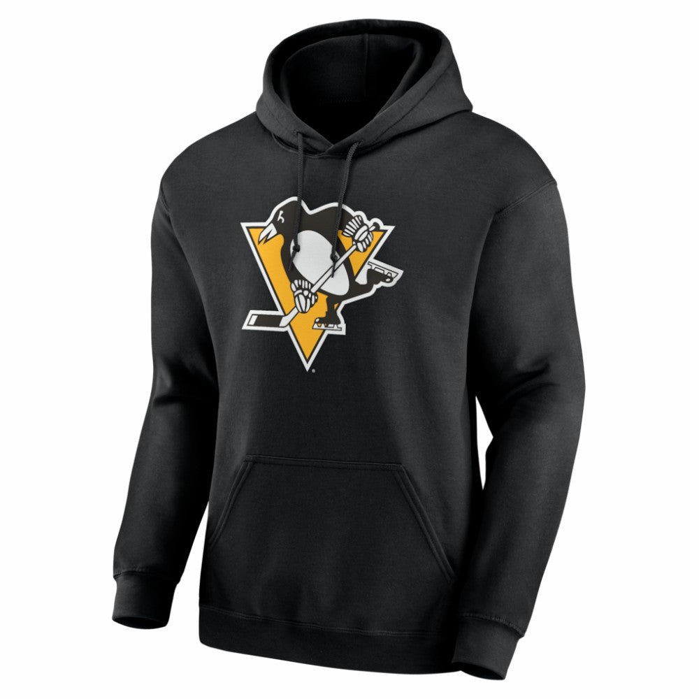 Pittsburgh Penguins Logo Athletic Essential Hoodie Black