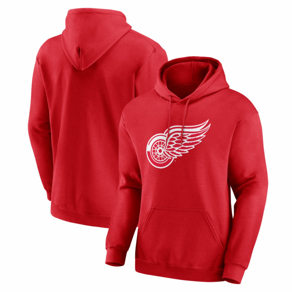 Detroit Red Wings - Logo Athletic Essential Hoodie Red