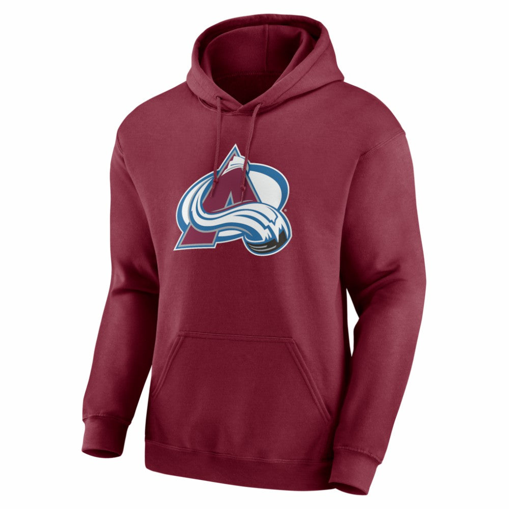 Colorado Avalanche - Logo Athletic Essential Hoodie Burgundy