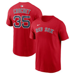Garrett Crochet Boston Red Sox Nike Name & Number T-Shirt Online