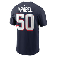 Mike Vrabel New England Patriots Retired Player Name & Number T-Shirt Navy - Nike