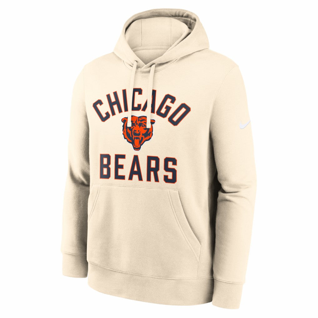 Chicago Bears Club Hoodie Cream - Nike