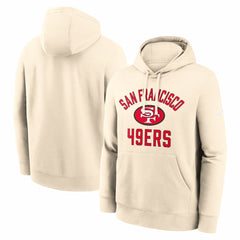 San Francisco 49ers Club Hoodie Natural - Nike