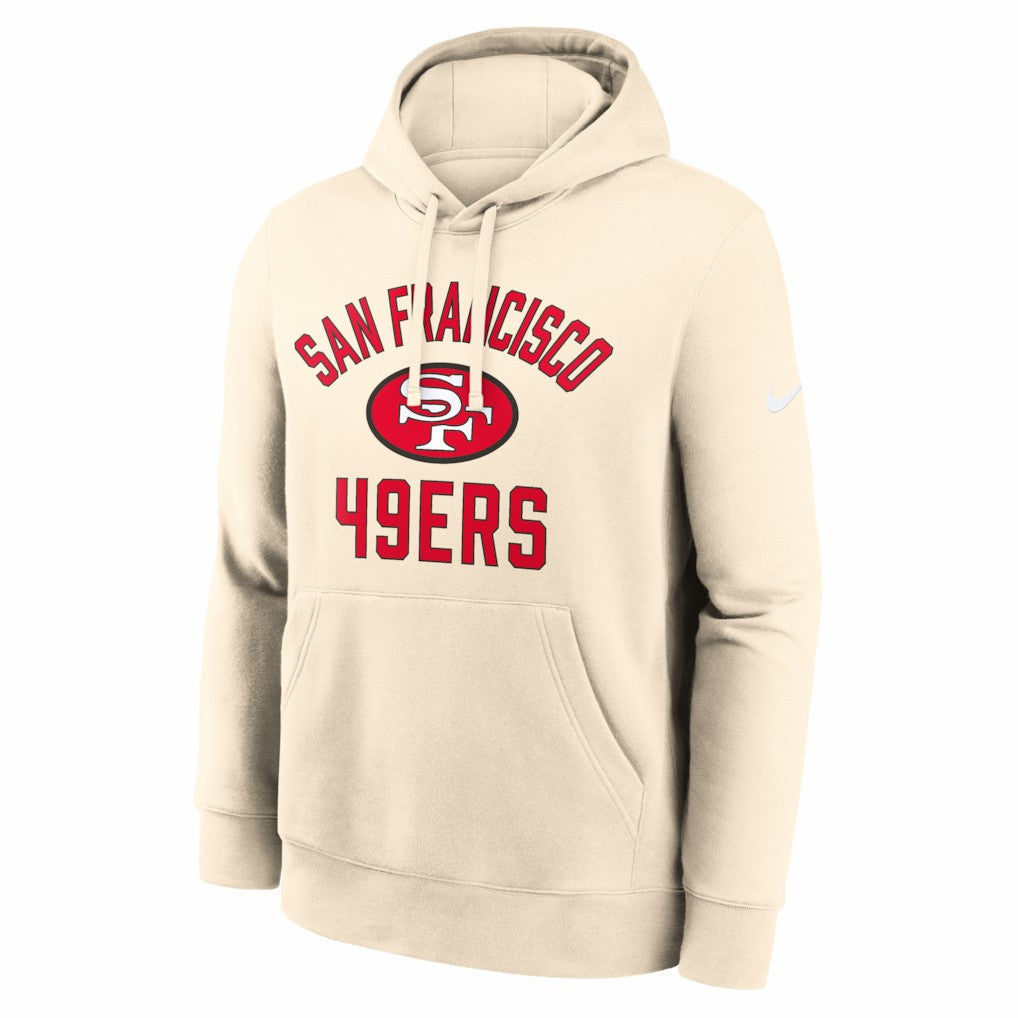 San Francisco 49ers Club Hoodie Natural - Nike