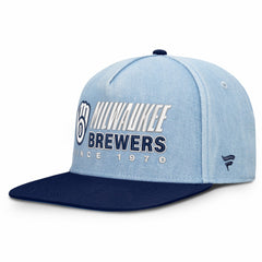 Milwaukee Brewers Fanatics Twinbill Snapback Hat Clearance