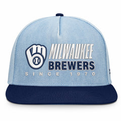 Milwaukee Brewers Fanatics Twinbill Snapback Hat Clearance