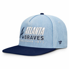 Atlanta Braves Fanatics Twinbill Snapback Hat Lifestyle