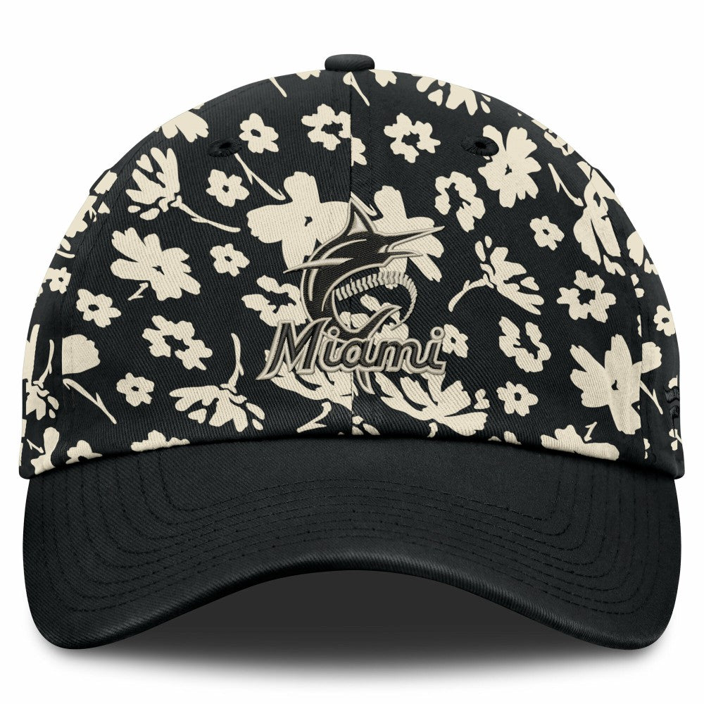 Miami Marlins Fanatics Women's Blossom Adjustable Hat On Sale