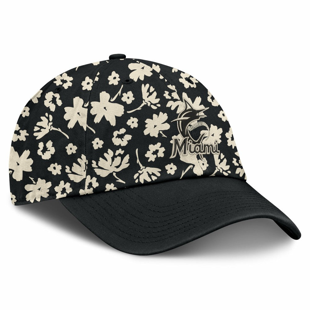 Miami Marlins Fanatics Women's Blossom Adjustable Hat On Sale