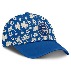 Chicago Cubs Fanatics Women's Blossom Adjustable Hat discount