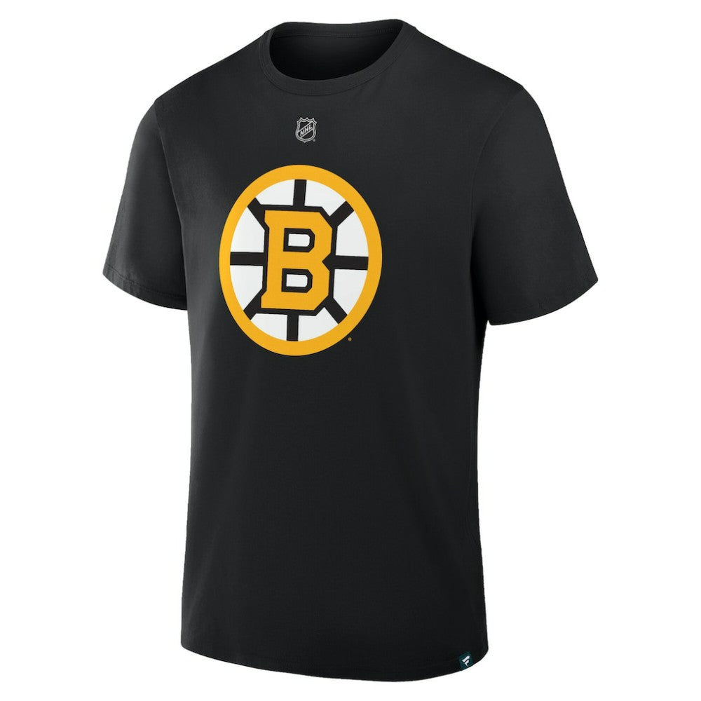 Jeremy Swayman Boston Bruins Fanatics Authentic Stack Name & Number T-Shirt Black
