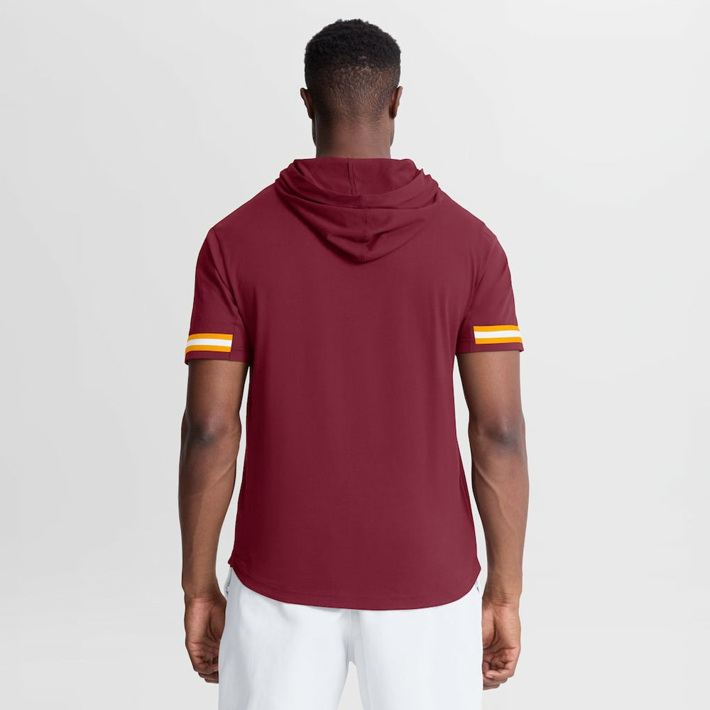 Washington Commanders Optimal Play Short Sleeve Hooded T-Shirt Burgundy - Fanatics