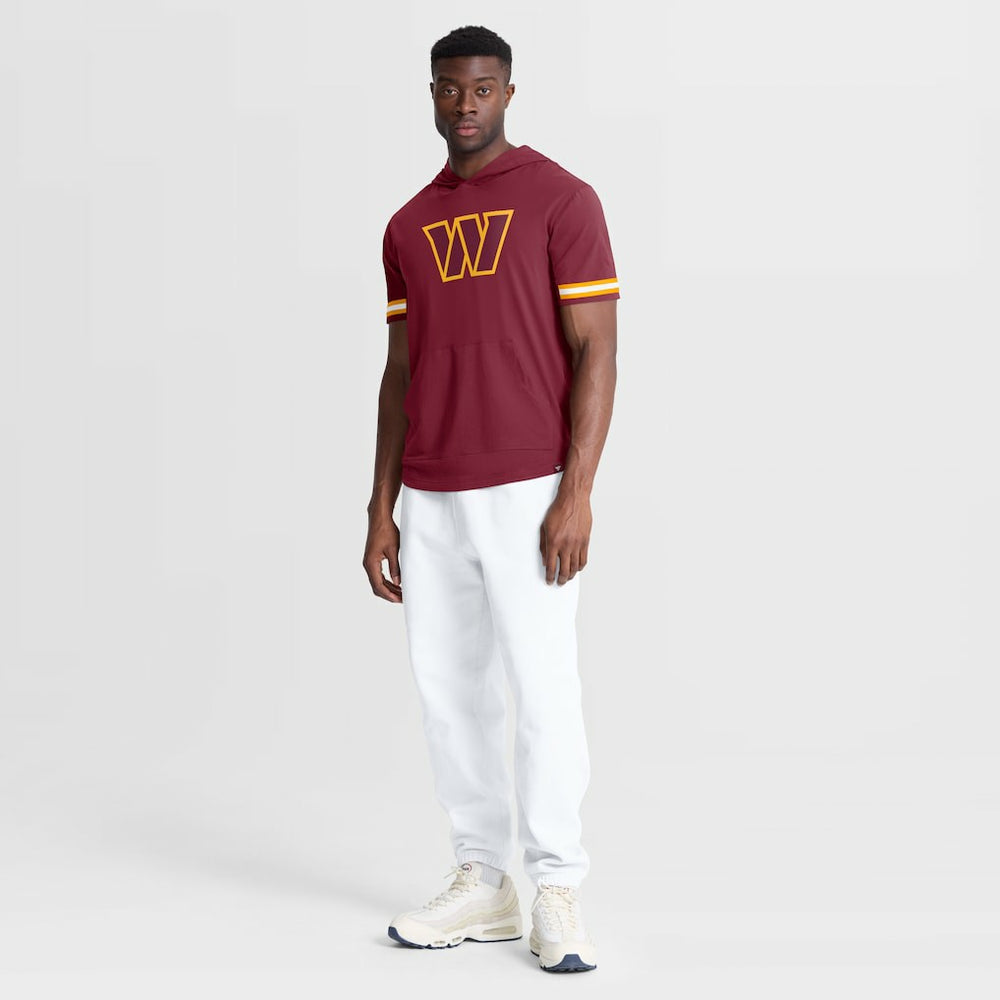 Washington Commanders Optimal Play Short Sleeve Hooded T-Shirt Burgundy - Fanatics