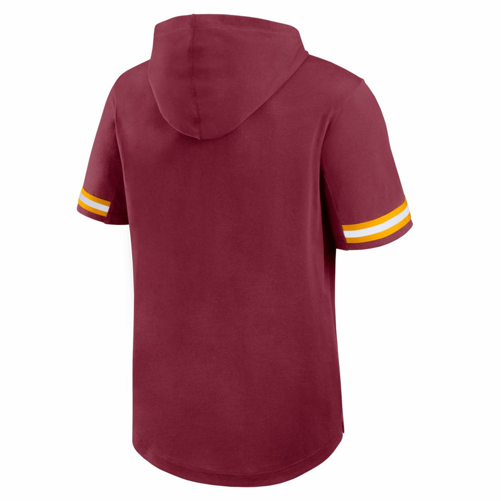 Washington Commanders Optimal Play Short Sleeve Hooded T-Shirt Burgundy - Fanatics
