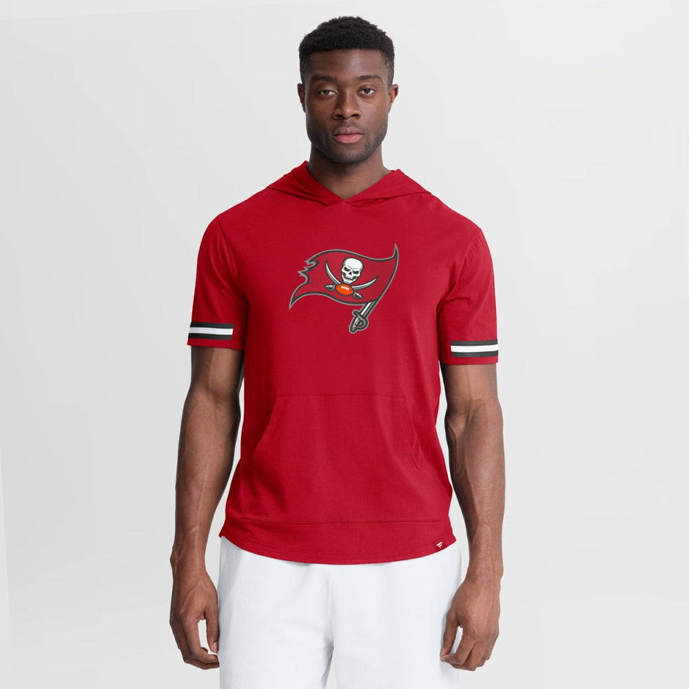 Tampa Bay Buccaneers Optimal Play Short Sleeve Hooded T-Shirt Red - Fanatics