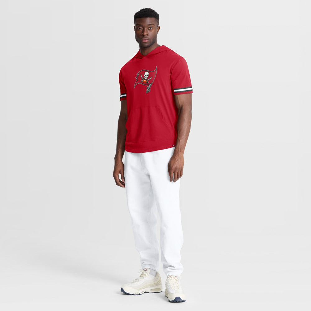 Tampa Bay Buccaneers Optimal Play Short Sleeve Hooded T-Shirt Red - Fanatics