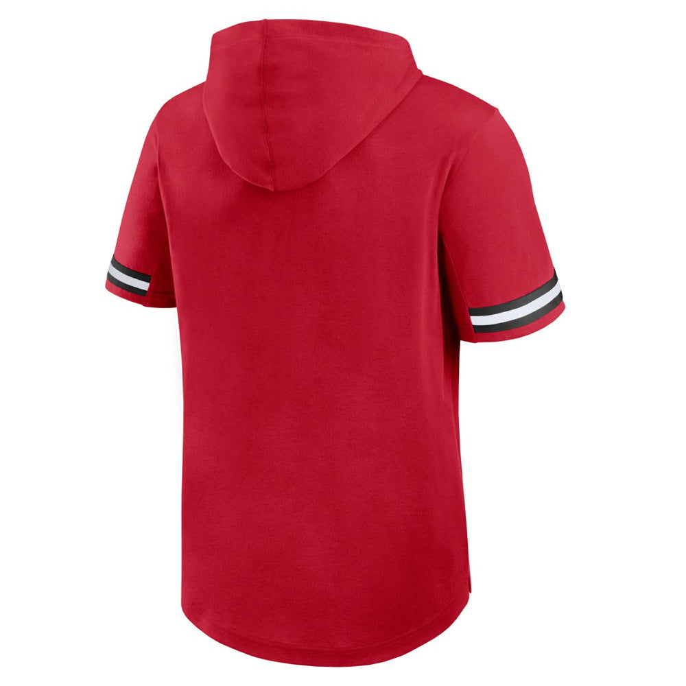 Tampa Bay Buccaneers Optimal Play Short Sleeve Hooded T-Shirt Red - Fanatics