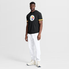 Pittsburgh Steelers Optimal Play Short Sleeve Hooded T-Shirt Black - Fanatics