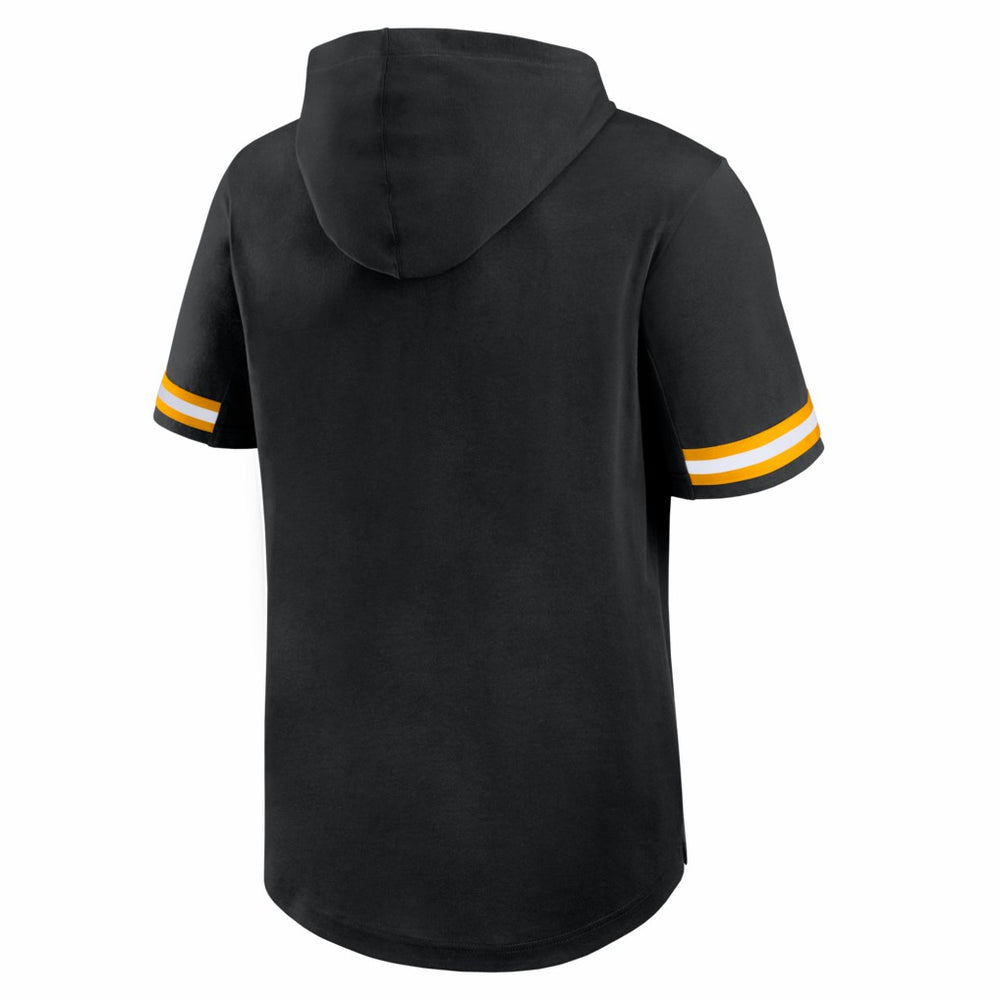 Pittsburgh Steelers Optimal Play Short Sleeve Hooded T-Shirt Black - Fanatics