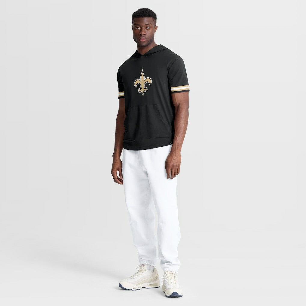 New Orleans Saints Optimal Play Short Sleeve Hooded T-Shirt Black - Fanatics