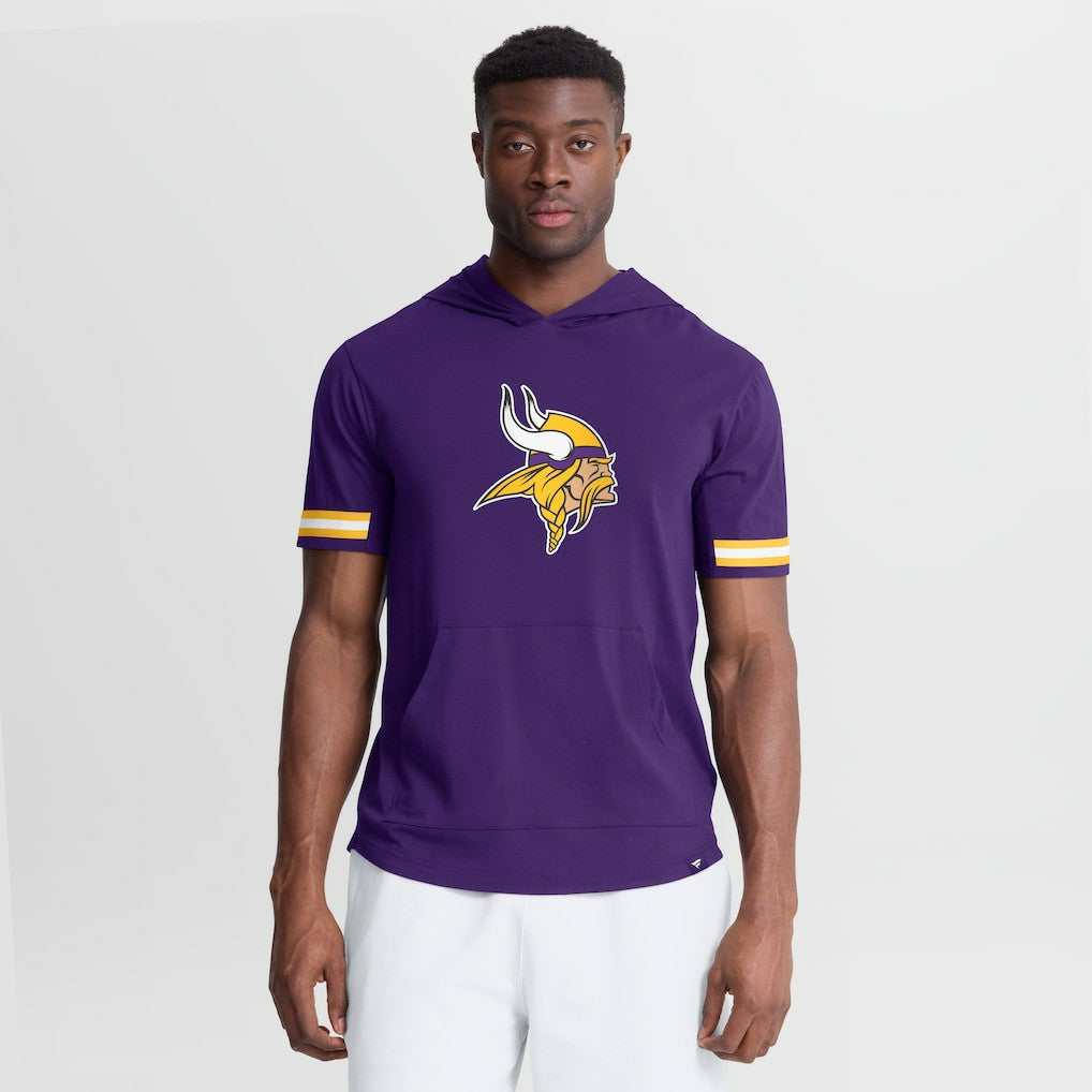 Minnesota Vikings Optimal Play Short Sleeve Hooded T-Shirt Purple - Fanatics