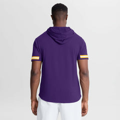 Minnesota Vikings Optimal Play Short Sleeve Hooded T-Shirt Purple - Fanatics