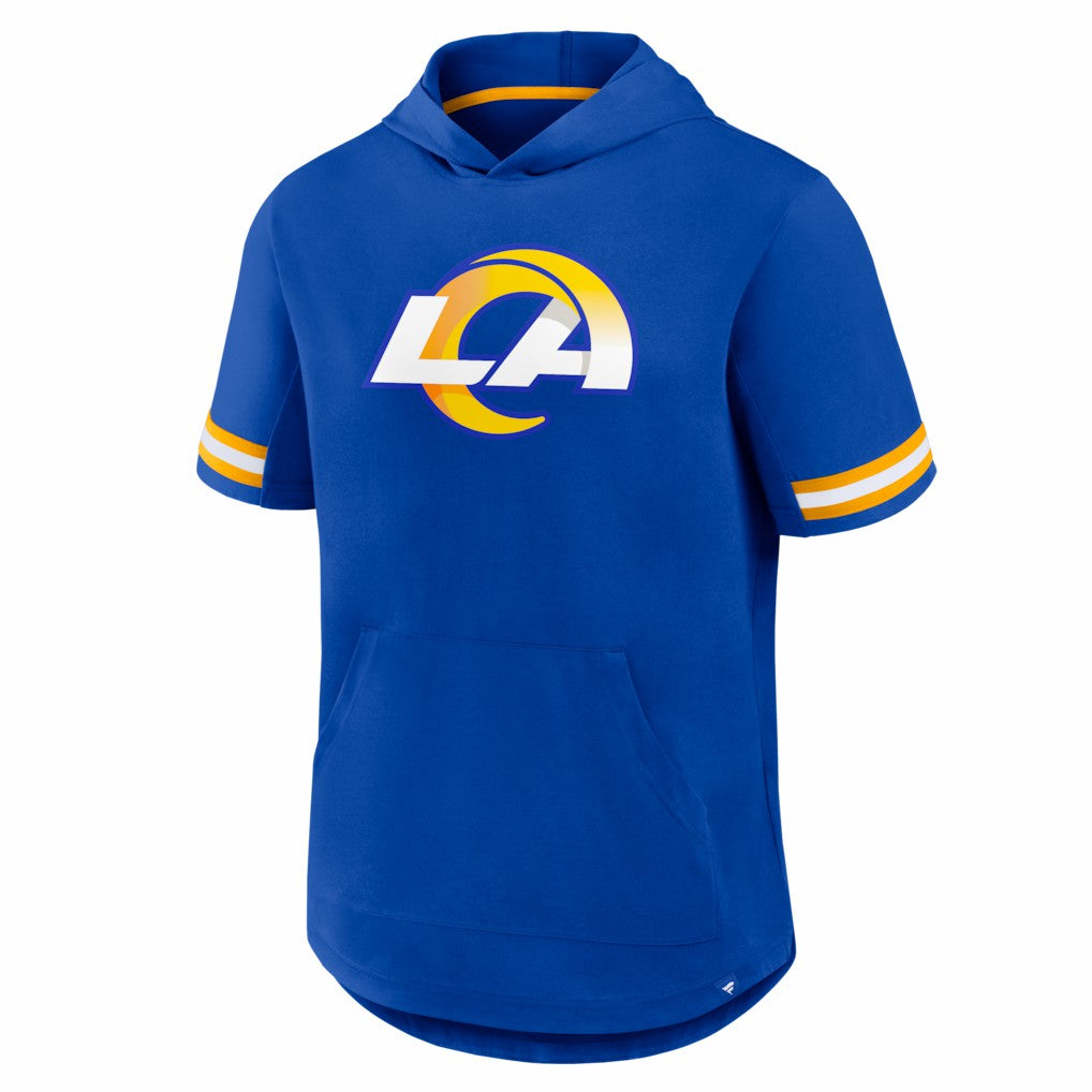 Los Angeles Rams Optimal Play Short Sleeve Hooded T-Shirt Royal - Fanatics