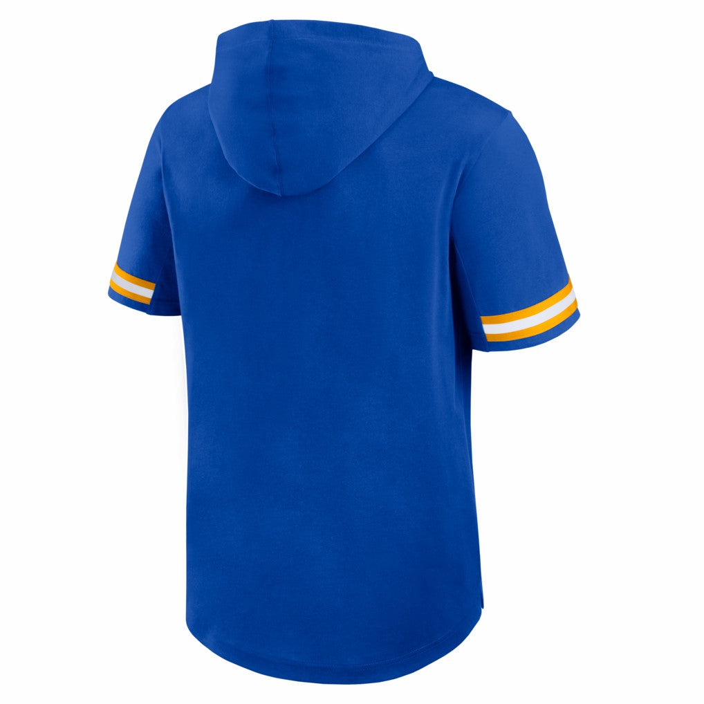 Los Angeles Rams Optimal Play Short Sleeve Hooded T-Shirt Royal - Fanatics