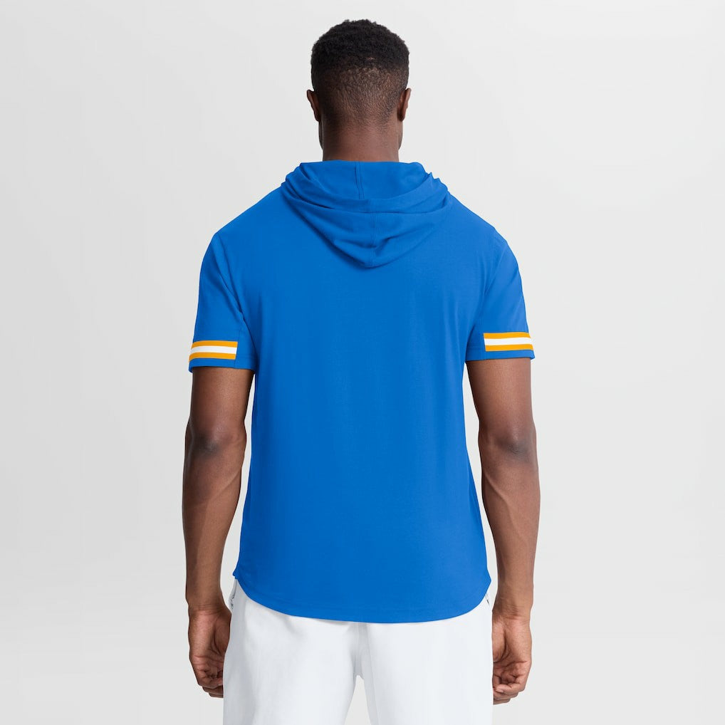 Los Angeles Chargers Optimal Play Short Sleeve Hooded T-Shirt Powder Blue - Fanatics