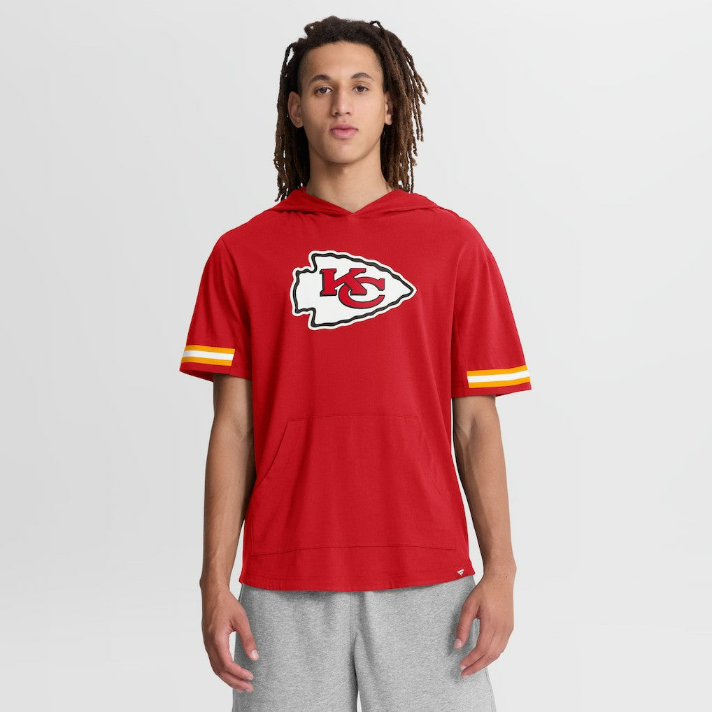 Kansas City Chiefs Optimal Play Short Sleeve Hooded T-Shirt Red - Fanatics