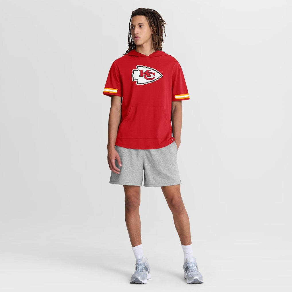 Kansas City Chiefs Optimal Play Short Sleeve Hooded T-Shirt Red - Fanatics