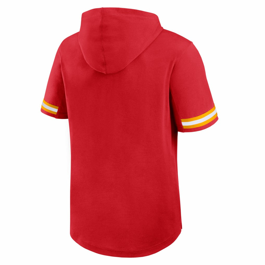 Kansas City Chiefs Optimal Play Short Sleeve Hooded T-Shirt Red - Fanatics