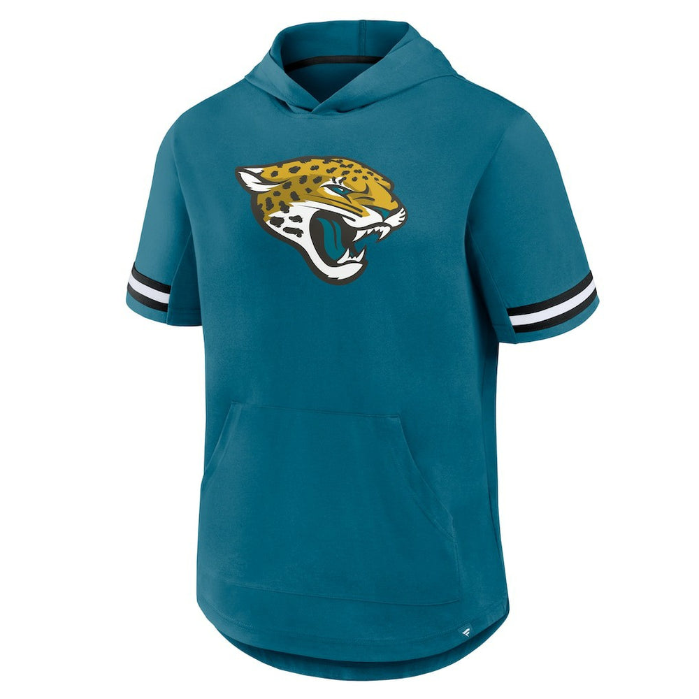 Jacksonville Jaguars Optimal Play Short Sleeve Hooded T-Shirt Teal - Fanatics