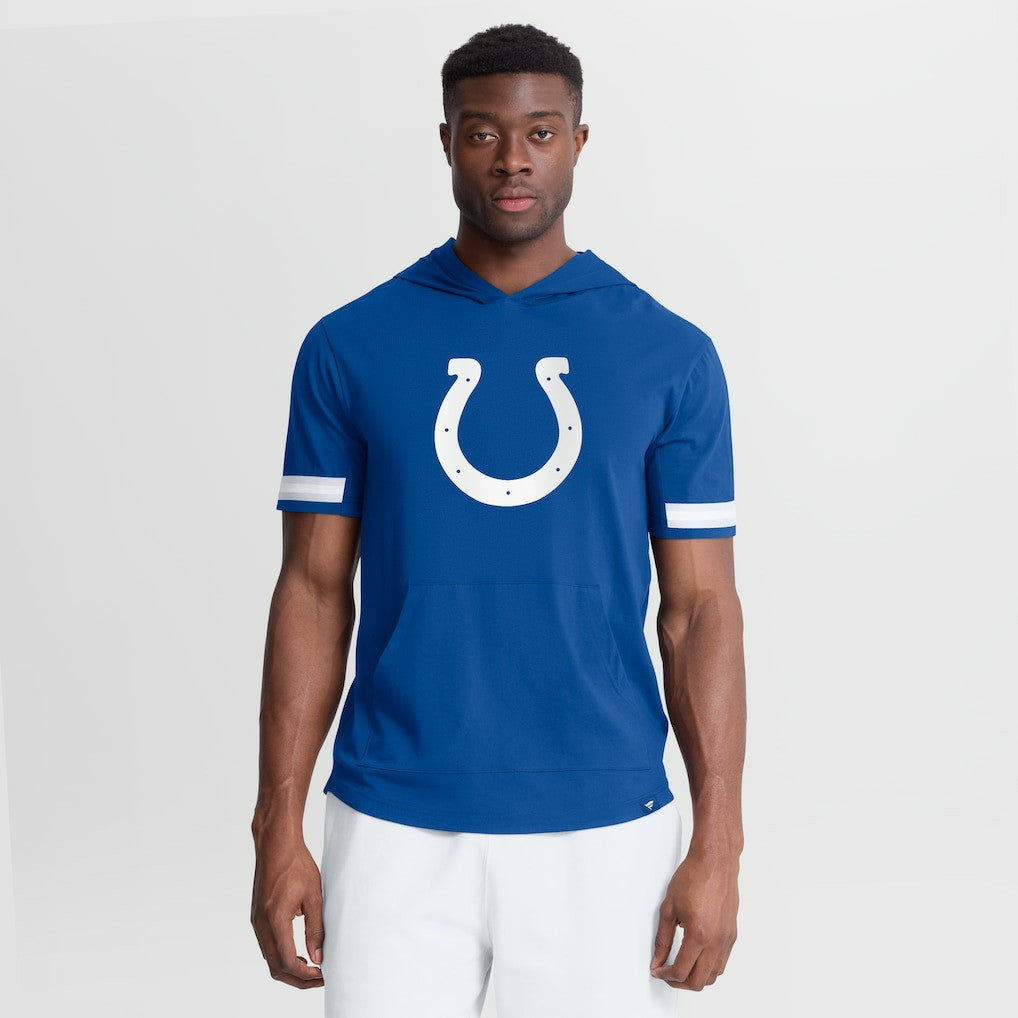 Indianapolis Colts Optimal Play Short Sleeve Hooded T-Shirt Royal - Fanatics