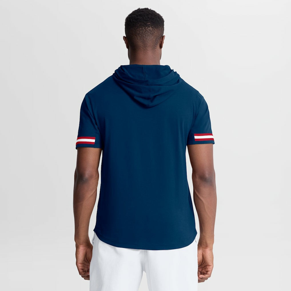 Houston Texans Optimal Play Short Sleeve Hooded T-Shirt Navy - Fanatics