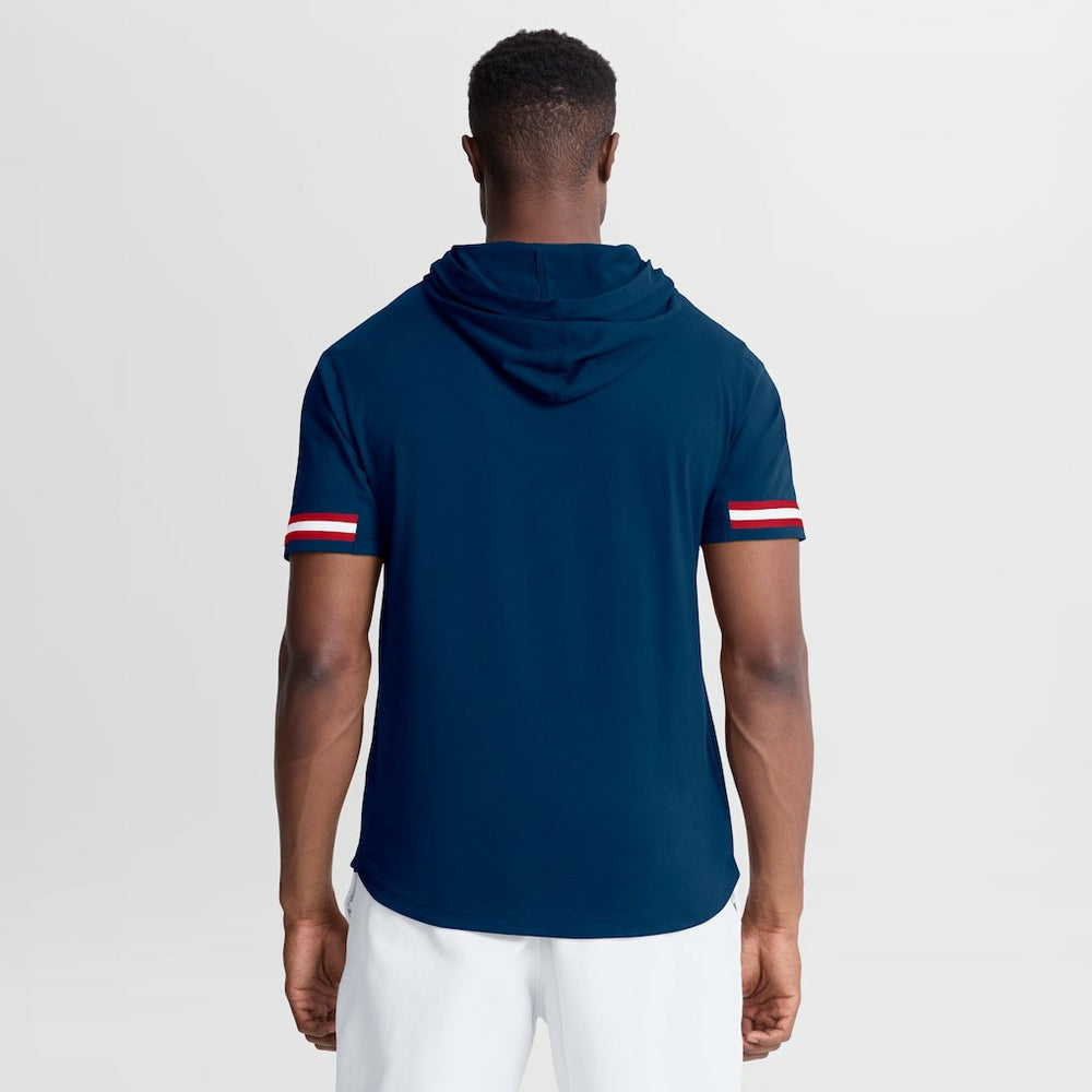 Houston Texans Optimal Play Short Sleeve Hooded T-Shirt Navy - Fanatics