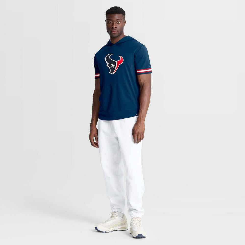 Houston Texans Optimal Play Short Sleeve Hooded T-Shirt Navy - Fanatics