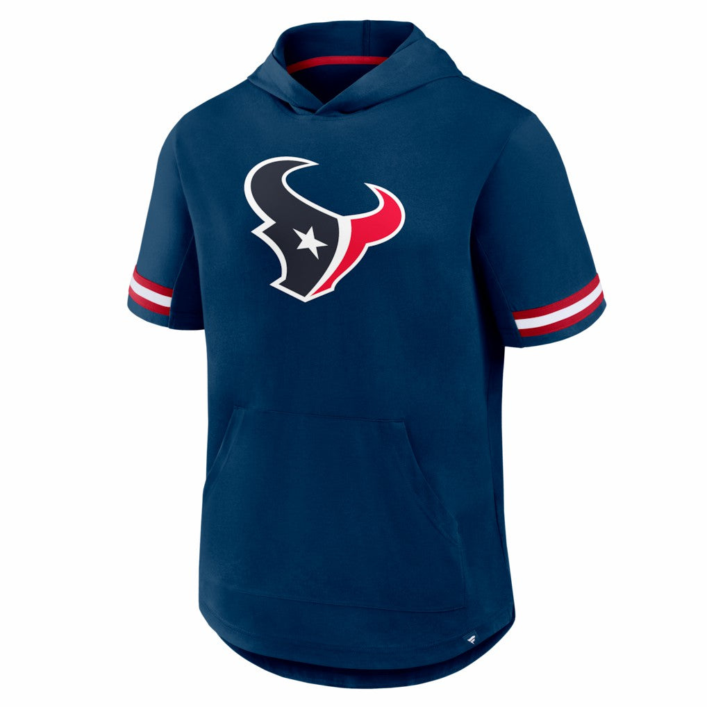Houston Texans Optimal Play Short Sleeve Hooded T-Shirt Navy - Fanatics