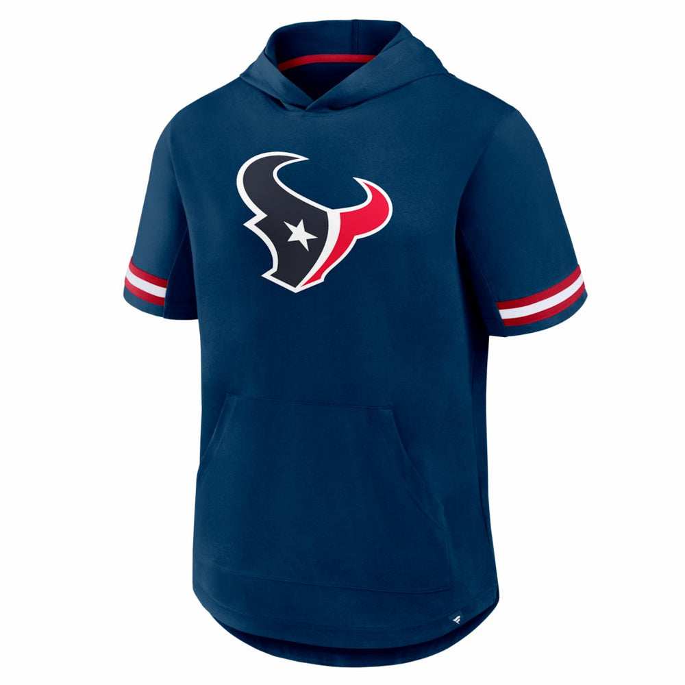 Houston Texans Optimal Play Short Sleeve Hooded T-Shirt Navy - Fanatics