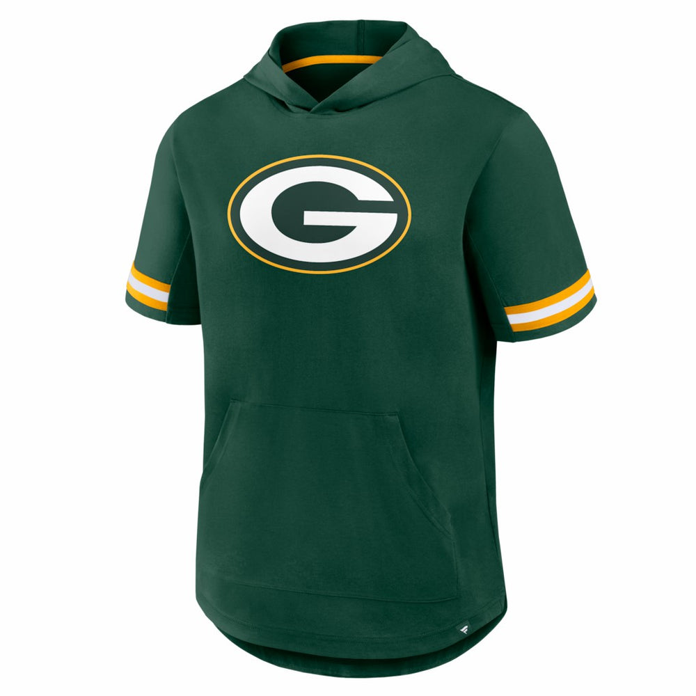 Green Bay Packers Optimal Play Short Sleeve Hooded T-Shirt Green - Fanatics