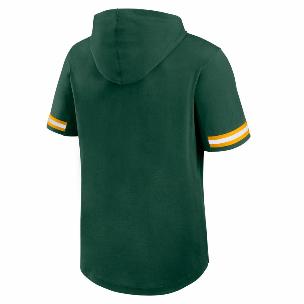 Green Bay Packers Optimal Play Short Sleeve Hooded T-Shirt Green - Fanatics