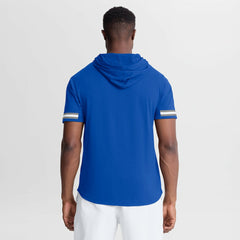 Detroit Lions Optimal Play Short Sleeve Hooded T-Shirt Blue - Fanatics
