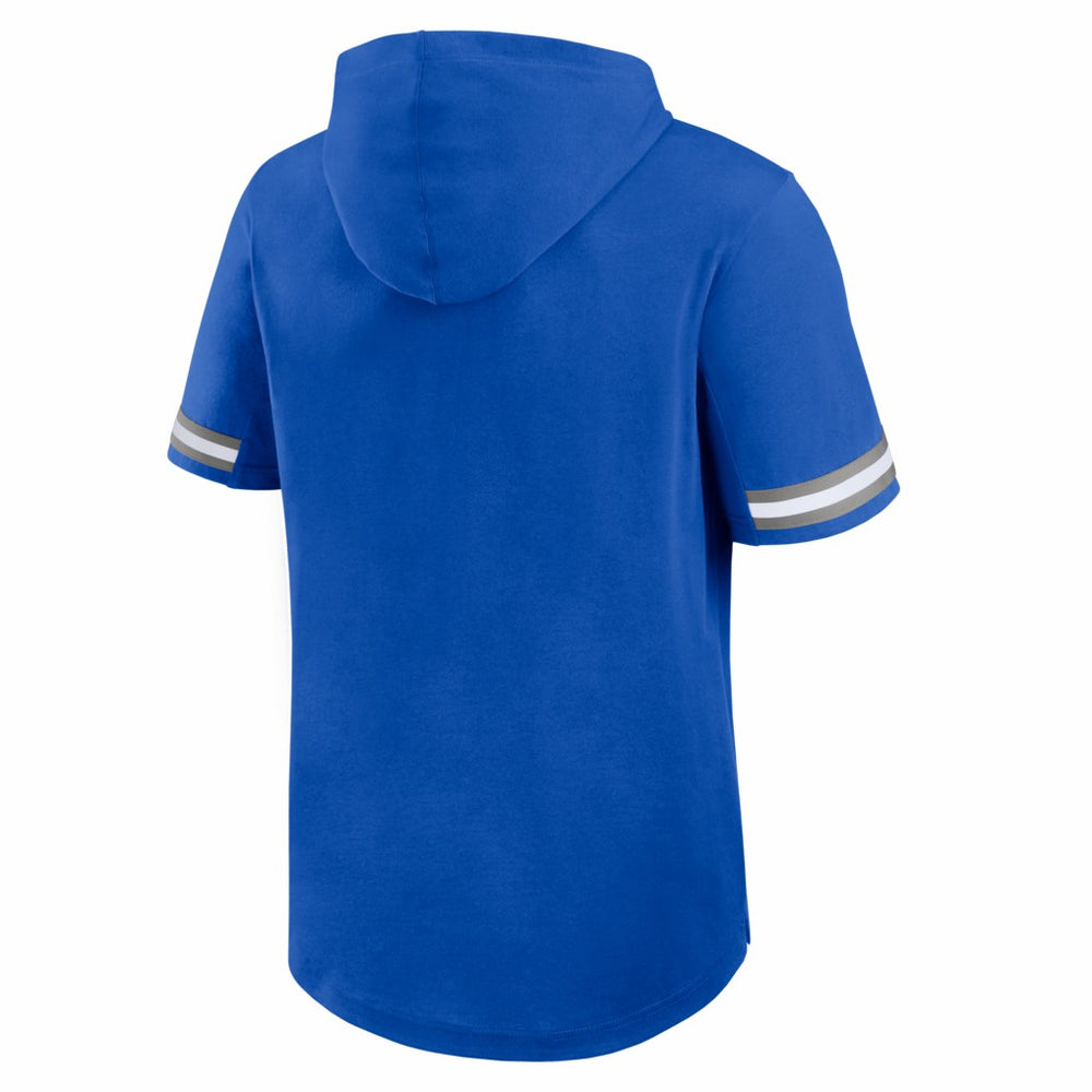 Detroit Lions Optimal Play Short Sleeve Hooded T-Shirt Blue - Fanatics