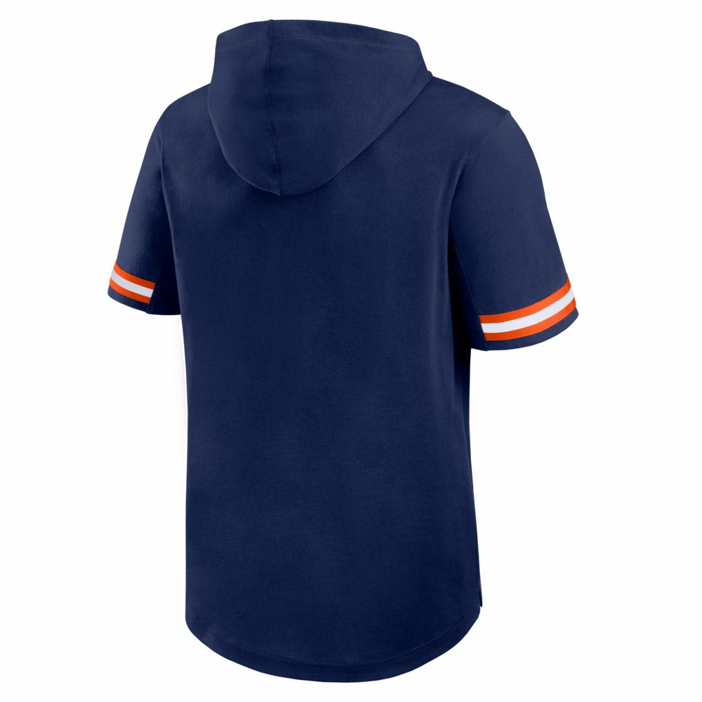 Denver Broncos Optimal Play Short Sleeve Hooded T-Shirt Navy - Fanatics