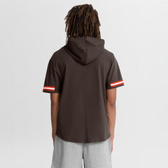 Cleveland Browns Optimal Play Short Sleeve Hooded T-Shirt Brown - Fanatics